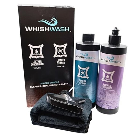 WHISHWASH 3-piece Bundle Cleaner, Conditioner & Cloth Set - Picture 7 of 7